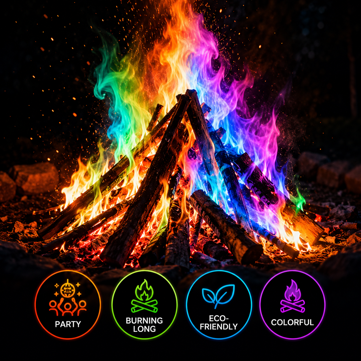 Mozax™ Rainbow Fire - Ognisty proszek